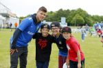 Arnhem 31 mei 2015
Voetbalclinic Klaas jan Huntelaar foundation op Papendal. Ook Enzo Knol en zijn vriendin Dee v d Zeeuw waren ook aanwezig.