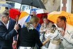 Utrecht 18 mei 2015
Koningin Maxima arriveert in haar audi A8 bij de prins Claus Leerstoel in Utrecht.
