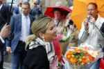 Utrecht 18 mei 2015
Koningin Maxima arriveert in haar audi A8 bij de prins Claus Leerstoel in Utrecht.
