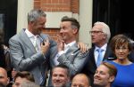 Amsterdam 1 mei 2015
Koos v Plateringen en Ton Keunen trouwen in huis Bartalotti. Ook de 2 zoons van Ton zijn aanwezig.