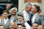 Amsterdam 1 mei 2015
Koos v Plateringen en Ton Keunen trouwen in huis Bartalotti. Ook de 2 zoons van Ton zijn aanwezig.