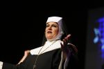 Amsterdam 11 mei 2015     
Presentaie castleden van de nieuwe stukken van Dommelgraaf en Cornelisse productions in de Meervaart. Marjolein Touw