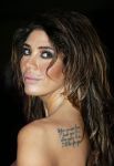 Amsterdam 10 april 2014
Presentatie playboy met daarin Melisa v d Meijde in club Abe.
Melisa v d Meijde met tattoo