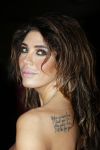Amsterdam 10 april 2014
Presentatie playboy met daarin Melisa v d Meijde in club Abe.
Melisa v d Meijde met tattoo