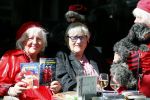 Amsterdam 12 mei 2015  
Nelly Frijda met 2 ex prostituees (ouwehoeren) Louise Fokkens en Martine Fokkens op terras