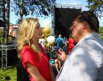 Amsterdam, 4 Juni 2015
Party van Talkies Magazine op het terras van het Hilton Hotel op de Apollolaan.
Nicolette v Dam in gesprek met Edwin Bredius