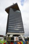 Amsterdam 25 mei 2015
Premiere Schneider vs Bax van Alex v Warmerdam in het eye theater.
Verbouwing oude shell toren aan het ij
