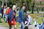 Alphen aan de Rijn 7 mei 2015
Patrick Martens (Koen),Aad van Toor (Adriaan), Bas van Toor (Bassie) en Janouk Kelderman (Keet) tijdens de opnamedag van de nieuwe speelfilm Keet & Koen en de speurtocht naar Bassie & Adriaan .