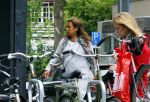 Amsterdam 29 mei 2015 
Patty Brard op straat in Amsterdam