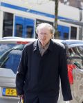 Amsterdam 6 mei 2015  
Schrijver Remco Campert op straat in amsterdam