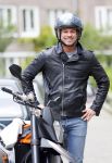 Amsterdam 27 mei 2015  
Rick Brandsteder op zijn motor in amsterdam