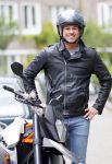 Amsterdam 27 mei 2015  
Rick Brandsteder op zijn motor in amsterdam