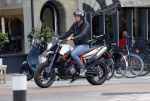 Amsterdam 27 mei 2015  
Rick Brandsteder op zijn motor in amsterdam