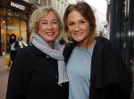 Amsterdam 6 mei 2015 
Presentatie nieuwe parfum van Cloe bij ici paris op de kalverstraat.
Saar Koningsbergen met moeder