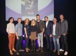 Amsterdam 11 mei 2015     
Presentaie castleden van de nieuwe stukken van Dommelgraaf en Cornelisse productions in de Meervaart.
Sanne Bosman  .. Paula Bangels Roos v Erkel Jim Bakkum David v d Tempel Sjoerd Pleijsier Stefan de Kogel