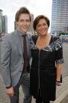 Amsterdam 30 mei 2015
Het 23e damdiner vindt weer plaats bij de HMH Heineken Music Hall.
Tineke Verburg met zoon  Tim.