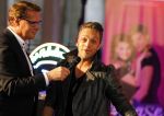 Amsterdam 8 mei 2015  
Albert Verlinde presenteert de cast van Grease met oaTim Douwsma , Vajen van den Bosch Rene v Kooten Tommie Christiaan en Mylene d'Anjou.
De presentatie is bij de westergasfabriek.
