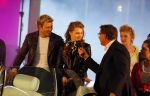 Amsterdam 8 mei 2015  
Albert Verlinde presenteert de cast van Grease met oaTim Douwsma , Vajen van den Bosch Rene v Kooten Tommie Christiaan en Mylene d'Anjou.
De presentatie is bij de westergasfabriek.