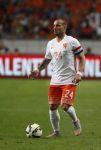 Amsterdam, 5 Juni 2015 
Vriendschappelijke interland Nederland-USA, Eindstand 3-4
Wesley Sneijder
