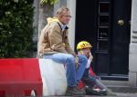 Amsterdam 25 mei 2015
Willem Lust met zijn dochtertje in Amsterdam zuid.
