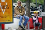 Amsterdam 25 mei 2015
Willem Lust met zijn dochtertje in Amsterdam zuid.