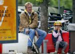 Amsterdam 25 mei 2015
Willem Lust met zijn dochtertje in Amsterdam zuid.