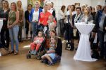 Amsterdam 8 juni 2015
Boekpresentatie Boek Danielle Oonk van t Schip in Yogacentrum Amsterdam. Vriendin Wim Kieft met hun dochter