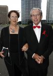 Amsterdam 4 juni 2016
Amsterdam Dam diner in de HMH tbv het aidsfonds. Annemarie Jorritsma met man