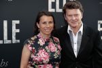 Amsterdam 31 mei 2016
Premiere nieuwste film van Paul Verhoeven Elle in Tuschinski.
Beau v Erven Dorens met zijn vrouw