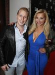 Amsterdam 25 mei 2016
FHM mooiste vrouw van Nederland presentatie ( FHM500). Billy Dans met vriendin Sensi Lowe