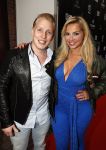 Amsterdam 25 mei 2016
FHM mooiste vrouw van Nederland presentatie ( FHM500). Billy Dans met vriendin Sensi Lowe