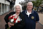 Hilversum 25 mei 2016
Feest Imca Marina vanwege 60 jarig artiesten jubileum en haar 75e verjaardag in de kei. Country Wilma met man