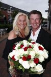 Hilversum 25 mei 2016
Feest Imca Marina vanwege 60 jarig artiesten jubileum en haar 75e verjaardag in de kei. Dario met vrouw