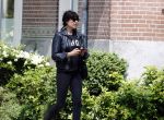 Amsterdam 28 mei 2016 
Hans Teeuwen met zijn dochter en vriendin EVa in Amsterdam zuid.