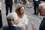 Amsterdam 4 juni 2016
Koning Willem Alexander en koningin Maxima bezoeken stadsschouwburg.
Kajsa Ollongren