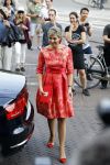 Amsterdam 4 juni 2016
Koning Willem Alexander en koningin Maxima bezoeken stadsschouwburg.