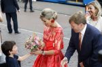 Amsterdam 4 juni 2016
Koning Willem Alexander en koningin Maxima bezoeken stadsschouwburg.