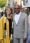 Amsterdam 17 mei 2016 
Surprise feestje voor Frank Sanders voor zijn 70e verjaardag in de kleine komedie.
Lieneke le Roux met haar partner Mike Ho Sam Sooi