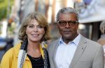 Amsterdam 17 mei 2016 
Surprise feestje voor Frank Sanders voor zijn 70e verjaardag in de kleine komedie.
Lieneke le Roux met haar partner Mike Ho Sam Sooi
