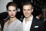 Amsterdam 25 mei 2016
FHM mooiste vrouw van Nederland presentatie ( FHM500). Nicky Opheij met (een) vriend