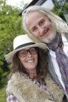 Naarden, 20 Mei 2016 
Expositie van Judith Wiersema Micky Hoogendijk en Lolo Loren
Nicole des Bouvrie met partner Arne Hak