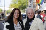 Amsterdam 17 mei 2016 
Surprise feestje voor Frank Sanders voor zijn 70e verjaardag in de kleine komedie. Paula Patricio en Nico Knapper