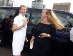 Amsterdam 4 juni 2016
Amsterdam Dam diner in de HMH tbv het aidsfonds.
Prinses Mabel met Willemijn Verloop