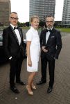 Amsterdam 4 juni 2016
Amsterdam Dam diner in de HMH tbv het aidsfonds.
Prinses Mabel met Victor en Rolf