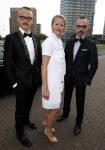 Amsterdam 4 juni 2016
Amsterdam Dam diner in de HMH tbv het aidsfonds.
Prinses Mabel met Victor en Rolf