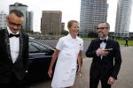 Amsterdam 4 juni 2016
Amsterdam Dam diner in de HMH tbv het aidsfonds.
Prinses Mabel met Victor en Rolf