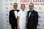Amsterdam 4 juni 2016
Amsterdam Dam diner in de HMH tbv het aidsfonds.
Prinses Mabel met Victor en Rolf