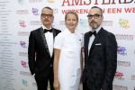 Amsterdam 4 juni 2016
Amsterdam Dam diner in de HMH tbv het aidsfonds.
Prinses Mabel met Victor en Rolf
