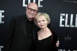 Amsterdam 31 mei 2016
Premiere nieuwste film van Paul Verhoeven Elle in Tuschinski.
Renee Soutendijk met haar man Ted Lenssen