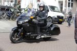 Amsterdam 24 mei 2016 
Ruud de Wild op zijn nieuwe Honda Goldwing motor.